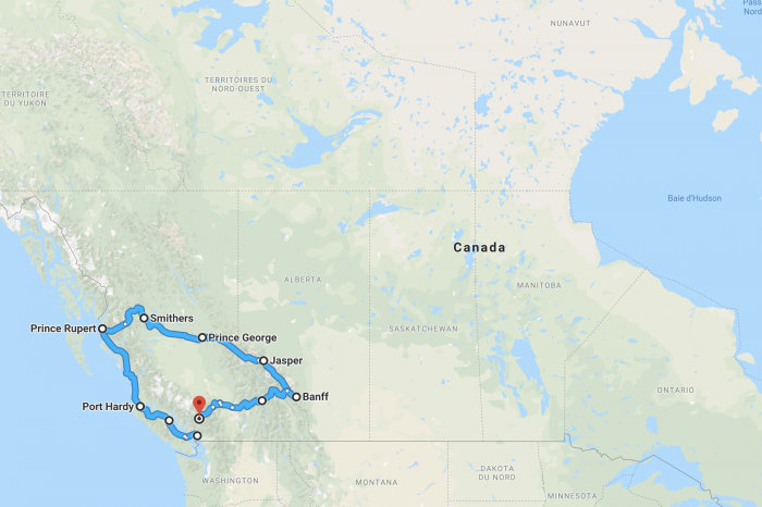 3-week roadtrip in Western Canada