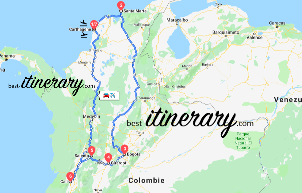 colombie-itineraire-voyage-5-carte
