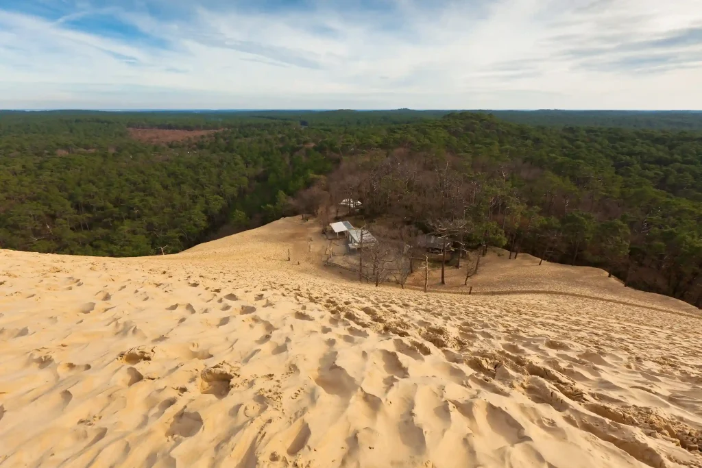 Vue panoramique de la Dune du Pilat à la Teste-de-Buch, un incontournable à visiter dans le bassin d’Arcachon