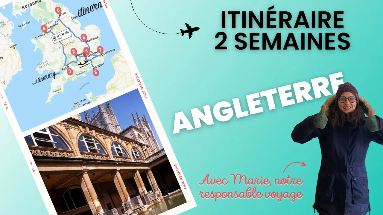 Vidéo de l'itinéraire 2 semaines angleterre